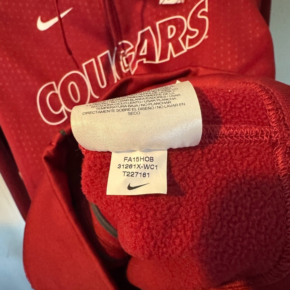 ❤️🐾 Nike WSU Cougars Therma-Fit Zip Hoodie Women's Large ✨ - Picture 6 of 8